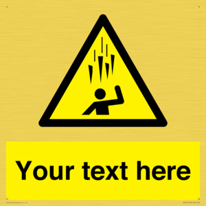 Custom Falling Ice sign